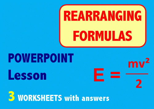 Rearranging Formulas